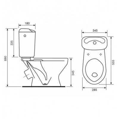 Будкрам купити Bambi Компакт дитячий з кришкою поліпропілен Bambi Компакт дитячий з кришкою поліпропілен 2