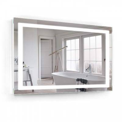 Будкрам купить Зеркало "AQUA", круглое, стекло стандарт 4 мм., с подсветкой выключатель сенсор MULTI TOUCH dimmer по центру, 700х700