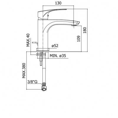 Будкрам купить LM 071 CR LIME Смеситель раковины без для к, хром LM 071 CR LIME Смеситель раковины без для к, хром 3