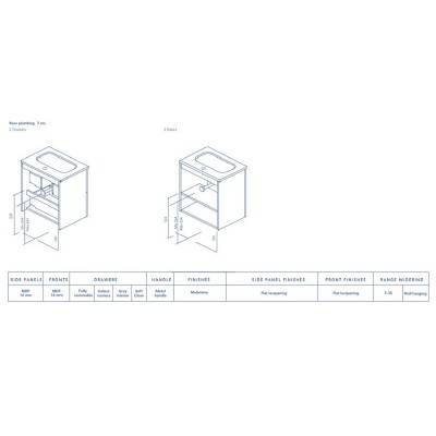 Будкрам купити STREET Pack Комплект меблів 50 White (тумба+раковина+дзерк) (1уп) STREET Pack Комплект меблів 50 White (тумба+раковина+дзерк) (1уп) 2