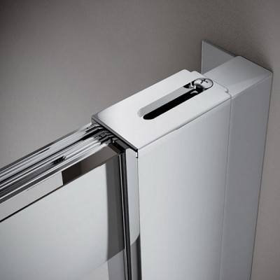 Будкрам купити Valea бічна стінка 900мм,хром/прозоре скло Valea бічна стінка 900мм,хром/прозоре скло 3