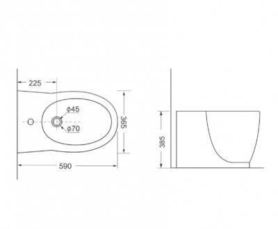 Будкрам купить PRESTIGE Биде PRESTIGE Биде 2