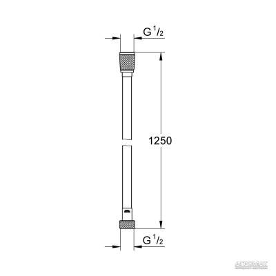 Будкрам купити Silverflex Душовий Шланг 1,25м GROHE Silverflex Душовий Шланг 1,25м GROHE 2