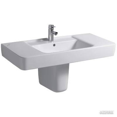 Будкрам купить Renova Plan Полупьедестал в прямок.умыл., белый