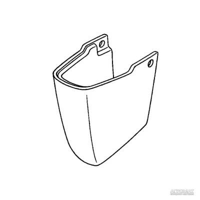 Будкрам купить Renova Plan Полупьедестал в прямок.умыл., белый Renova Plan Полупьедестал в прямок.умыл., белый 3