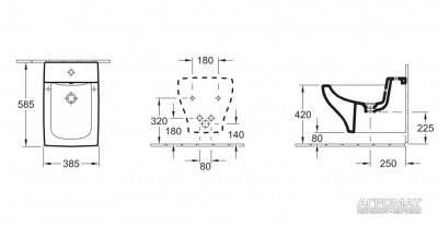 Будкрам купити LA BELLE Біде підвісне LA BELLE Біде підвісне 2