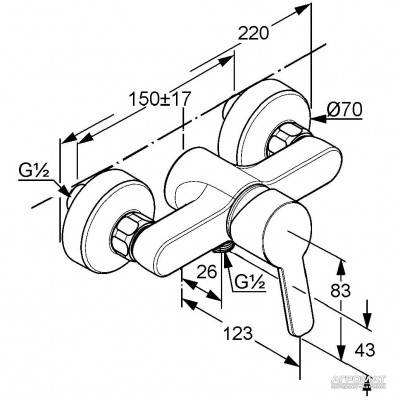 Будкрам купить Logo Neo Смеситель для душа Logo Neo Смеситель для душа 3