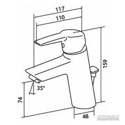 Будкрам купить BLISS Смеситель для руком. с для кл. BLISS Смеситель для руком. с для кл. 2