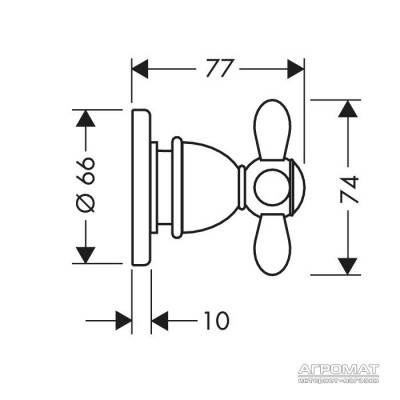 Будкрам купити Carlton Зовнішня частина вентиля Carlton Зовнішня частина вентиля 2