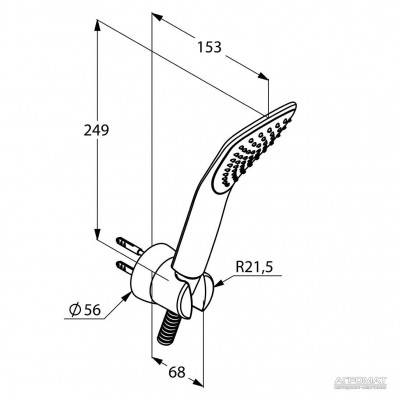 Будкрам купити Fizz 1S Душовий набір Fizz 1S Душовий набір 3