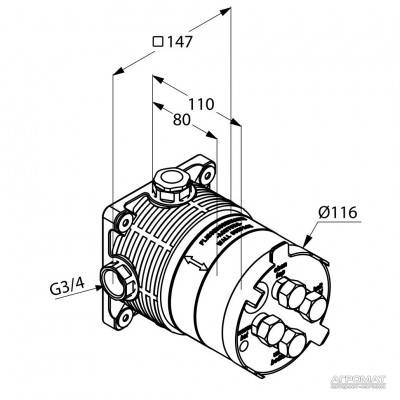 Будкрам купить Flexx Boxx Внутренняя часть смесителя Flexx Boxx Внутренняя часть смесителя 2