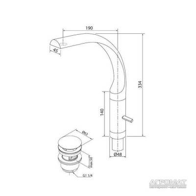 Будкрам купить F1082100/ADMIRE F108210B Смеситель для раков c для к F1082100/ADMIRE F108210B Смеситель для раков c для к 2
