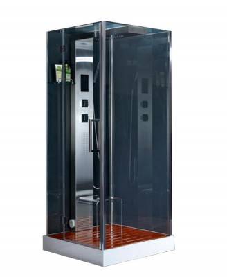 Будкрам купити GREDOS Бокс паровий, квадрат. 900*900*2150 + дерев. настил, ліве відкр. (4 частини)