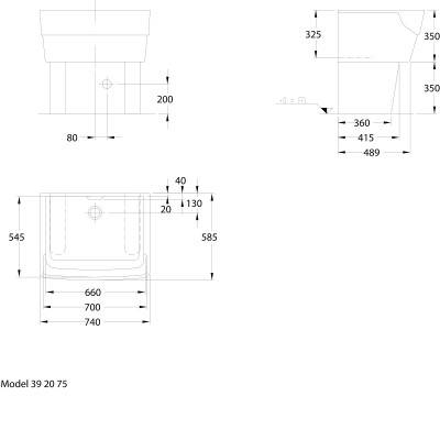 Будкрам купить Garda Нога керамическая для мойки Garda (1 шт.) Garda Нога керамическая для мойки Garda (1 шт.) 2