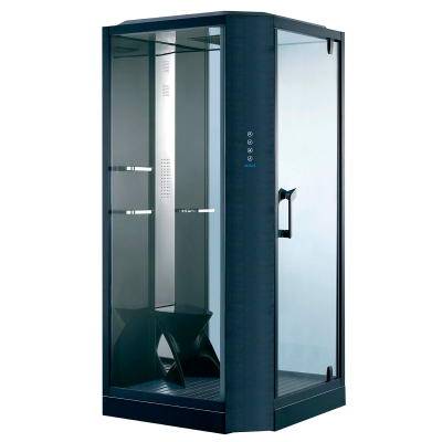 Будкрам купити SOUL Бокс паровий 1000х1000х2200 мм, чорний, правий (5 уп)