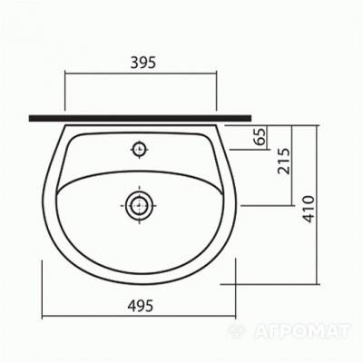 Будкрам купить Умывальник "IDOL 50см" Умывальник "IDOL 50см" 3