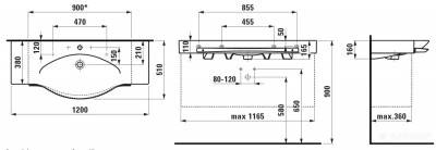 Будкрам купити Palace Раковина-120, 1 отв Palace Раковина-120, 1 отв 4