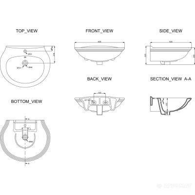 Будкрам купить ANTIQUE Раковина 63х52 ANTIQUE Раковина 63х52 2