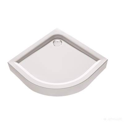 Будкрам купити FIRST Піддон напівкруглий 90 x 90см, з інтегрованою панеллю