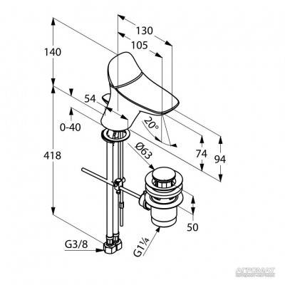 Будкрам купить Ambienta Смеситель для раковины Ambienta Смеситель для раковины 2