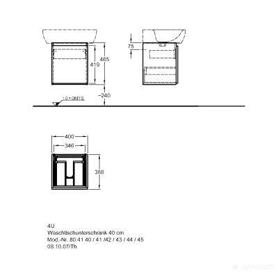 Будкрам купить 4U Шкафчик под умывальник 400x465x388 мм, корпус: белый, фасад: белый, матовый 4U Шкафчик под умывальник 400x465x388 мм, корпус: белый, фасад: белый, матовый 2
