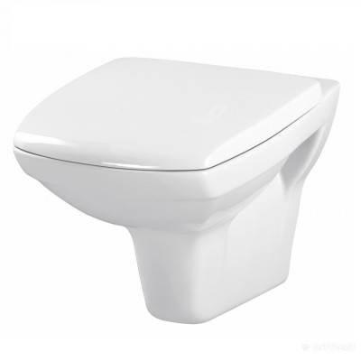 Будкрам купить CARINA Унитаз подвесной без крышки, белый