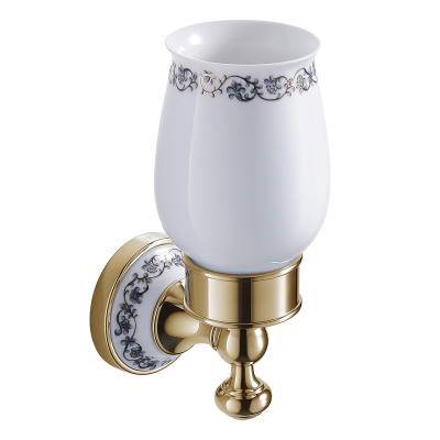 Будкрам купити Charlestone Ceramic Склянка з тримачем, золото