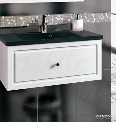 Будкрам купити CLASSIC Тумба -100 д/раковини, 1 шухляда, білий матовий