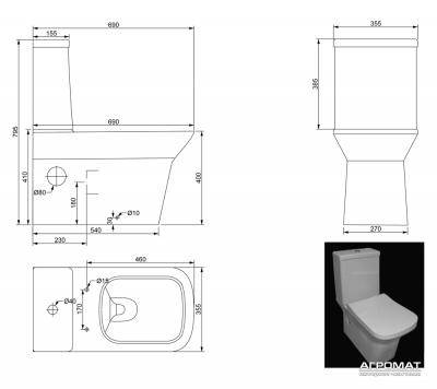 Будкрам купити NIKA Компакт+кришка soft close (3уп) NIKA Компакт+кришка soft close (3уп) 2