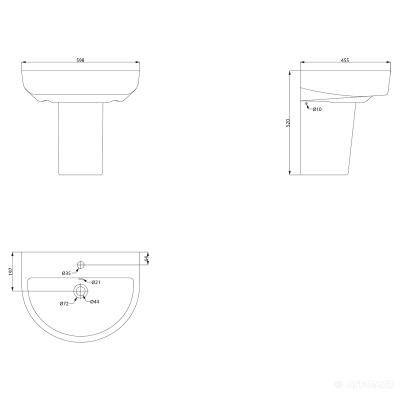 Будкрам купить GRAND Раковина 60х45 GRAND Раковина 60х45 2