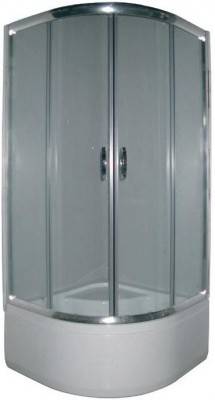 Будкрам купити NYMFA Душова кабіна + піддон 400мм, скло "шиншила", 900х900х2150(2уп)