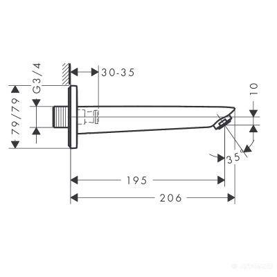 Будкрам купить Logis Излив для ванны Logis Излив для ванны 2