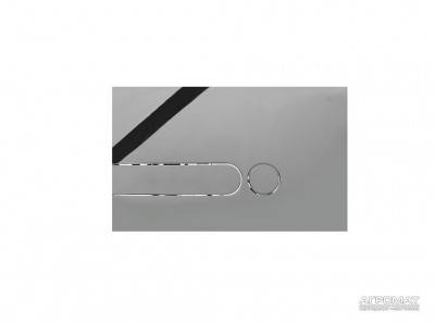 Будкрам купити iPlate клавіша змиву, глянцевий хром