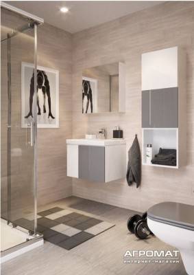 Будкрам купити COLOUR Шафка підвісна 40х40 білий корпус COLOUR Шафка підвісна 40х40 білий корпус 2