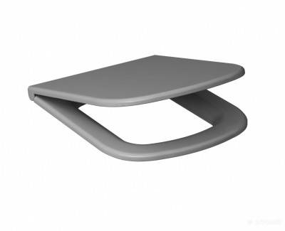 Будкрам купить COLOUR Крышка дюропластовая soft close серая для унитаза COLOUR