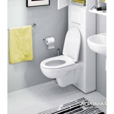 Будкрам купити NOVA PRO Унітаз підвісний овальний, Rimfree, білий глянець NOVA PRO Унітаз підвісний овальний, Rimfree, білий глянець 2