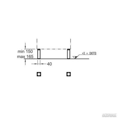Будкрам купить Comprimo Ножки для шкафчика (2шт.) Comprimo Ножки для шкафчика (2шт.) 3
