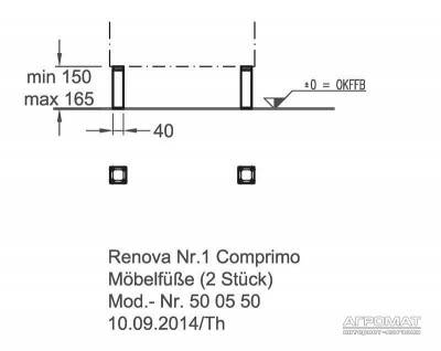 Будкрам купить Comprimo Ножки для шкафчика (2шт.) Comprimo Ножки для шкафчика (2шт.) 2