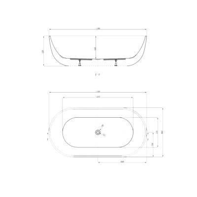 Будкрам купити OVALE Ванна окремостояча 1780*900*420/550 OVALE Ванна окремостояча 1780*900*420/550 2