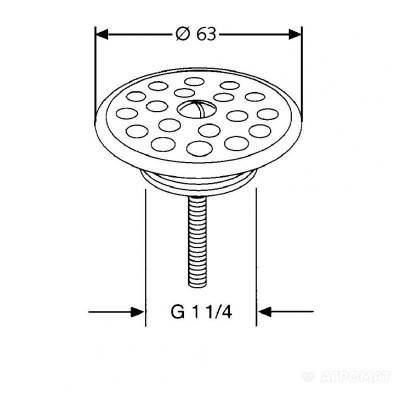 Будкрам купити Верхня частина сифона д/раковини Верхня частина сифона д/раковини 2