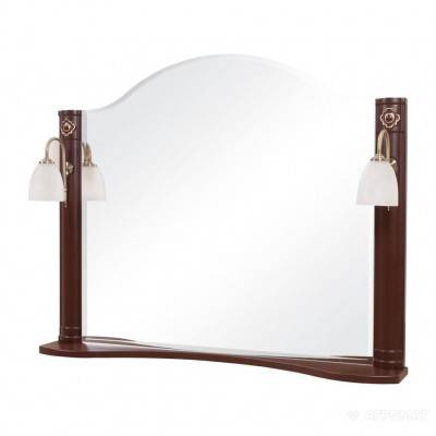 Будкрам купити 12847 АРТ ДЕКО Дзеркало-100 з підсвіткою 2шт, горіх італійський