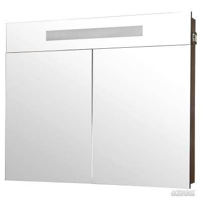 Будкрам купити 02633 НІКА Дзеркальна шафка-95, з підсв., венге