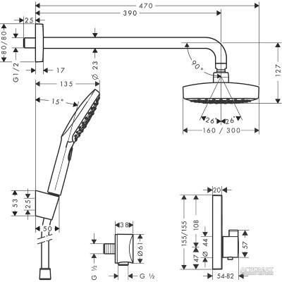 Будкрам купить Raindance Select E Душевой комплект Raindance Select E Душевой комплект 2