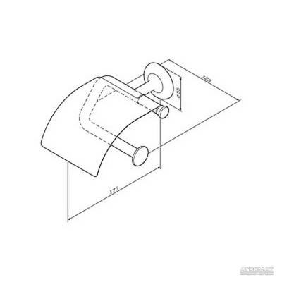 Будкрам купить Like Держатель для туалетной бумаги с крышкой Like Держатель для туалетной бумаги с крышкой 2