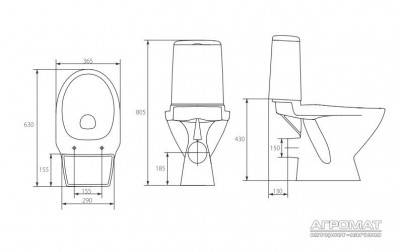 Будкрам купить ARKTIK NEW 549 Компакт 011 3/6л крышка дюропласт Soft-close ARKTIK NEW 549 Компакт 011 3/6л крышка дюропласт Soft-close 2