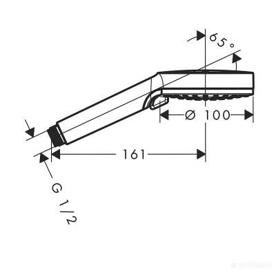 Будкрам купити Crometta Vario 100 Ручний душ Crometta Vario 100 Ручний душ 3