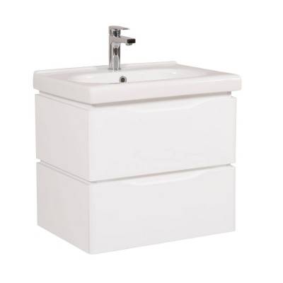 Будкрам купити ВЕНЕЦІЯ Тумба підвісна з раковиною-60 Ciті, біла