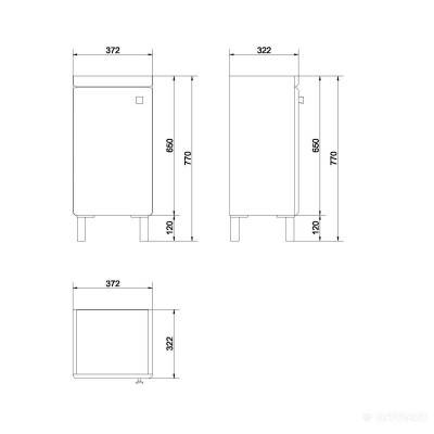 Будкрам купить SOLO Тумба для раков. COMO-60 бел. SOLO Тумба для раков. COMO-60 бел. 2
