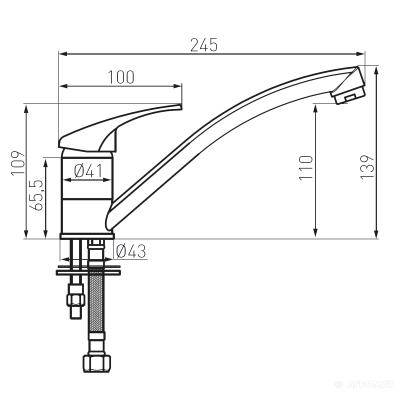 Будкрам купить Basic Смеситель для кухни Basic Смеситель для кухни 2