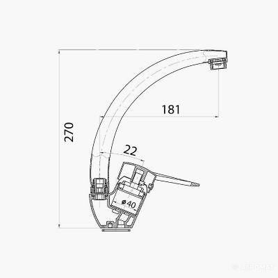 Будкрам купити NAPOLI  Змішувач д/кухні NAPOLI  Змішувач д/кухні 2